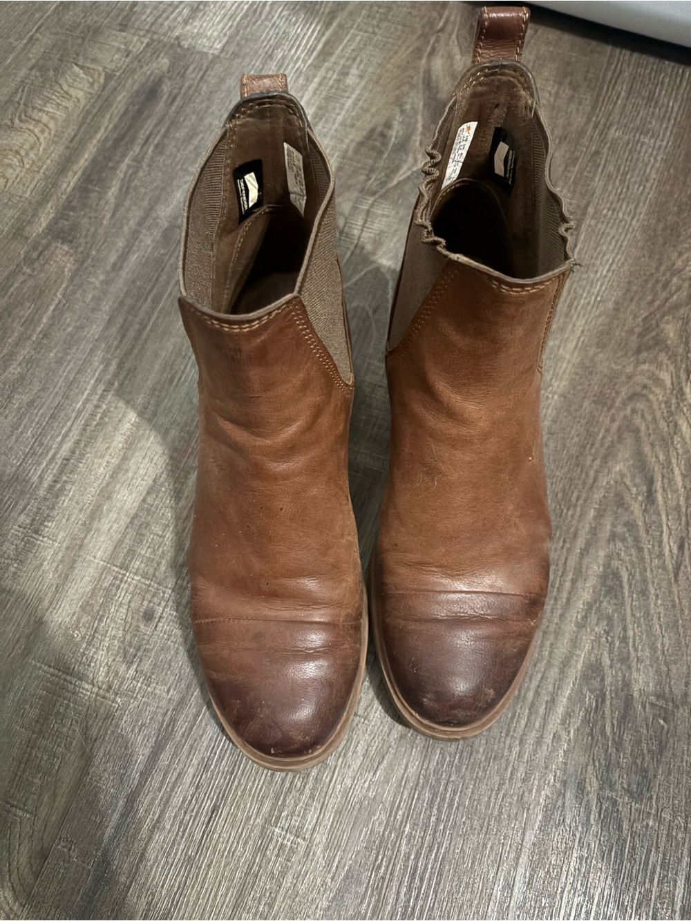 Timberland Brown Leather Chelsea Ankle Boots
